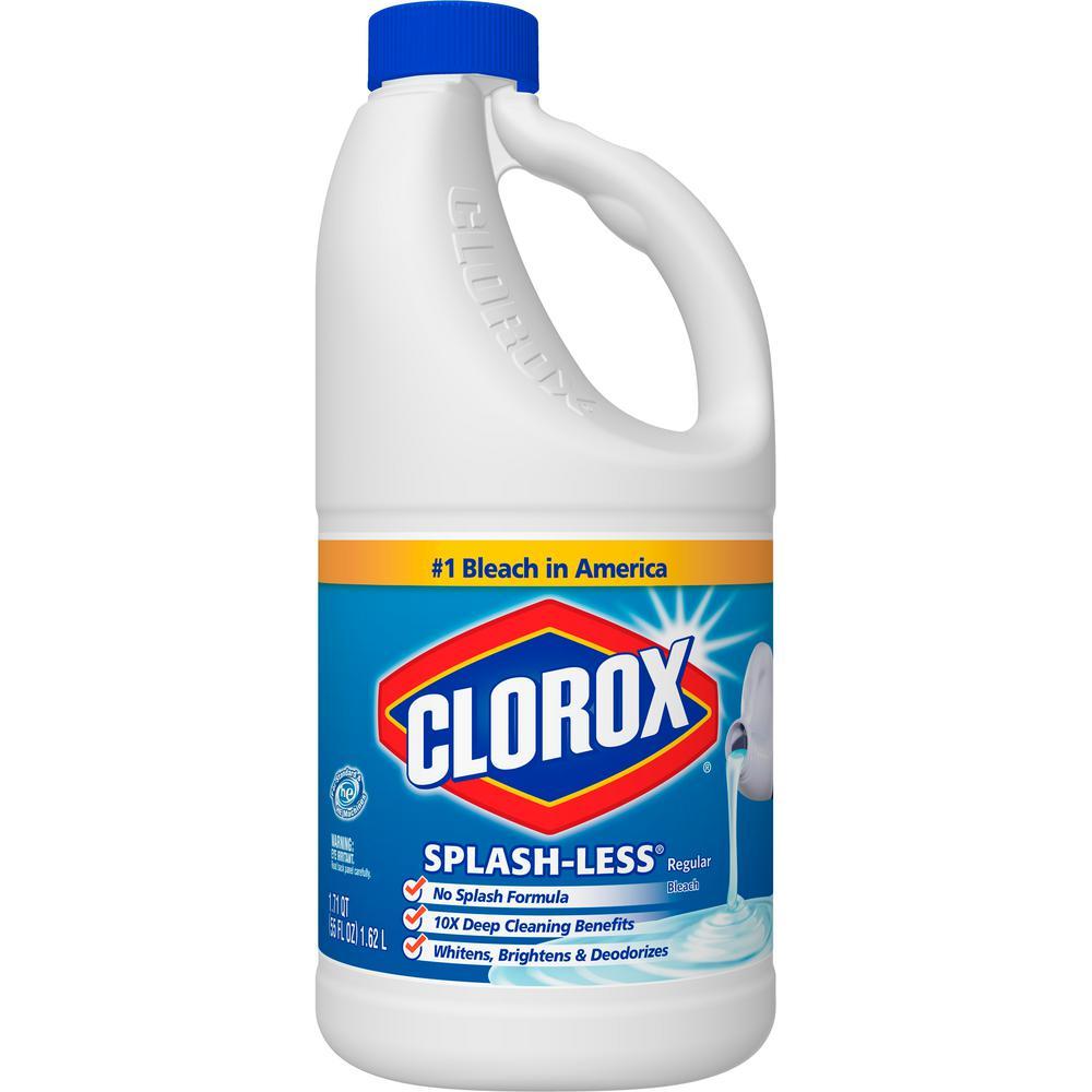 Clorox 55 oz Concentrated Splash-Less Regular Bleach Liquid