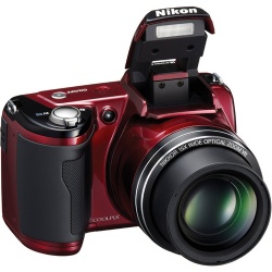 Nikon Coolpix L110 12.1 MP Digital Camera (Red)