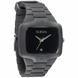 Nixon Rubber Player Gray Black Men's Watch A139-195