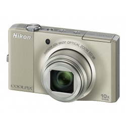 Nikon Coolpix S8000 14.2 MP Digital Camera (Champagne Silver)