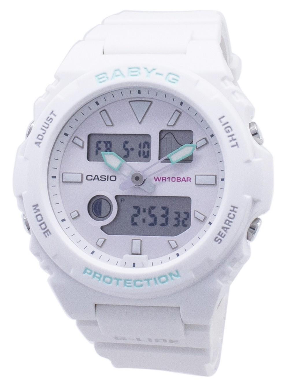 Casio Baby-G G-Glide BAX-100-7A BAX100-7A Tide Graph Women's Watch