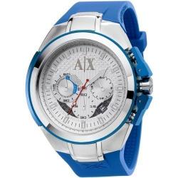 Armani Exchange Chronograph Blue Silicone Men's Watch AX1041