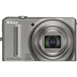 Nikon Coolpix S9100 12.1 MP Digital Camera (Silver)