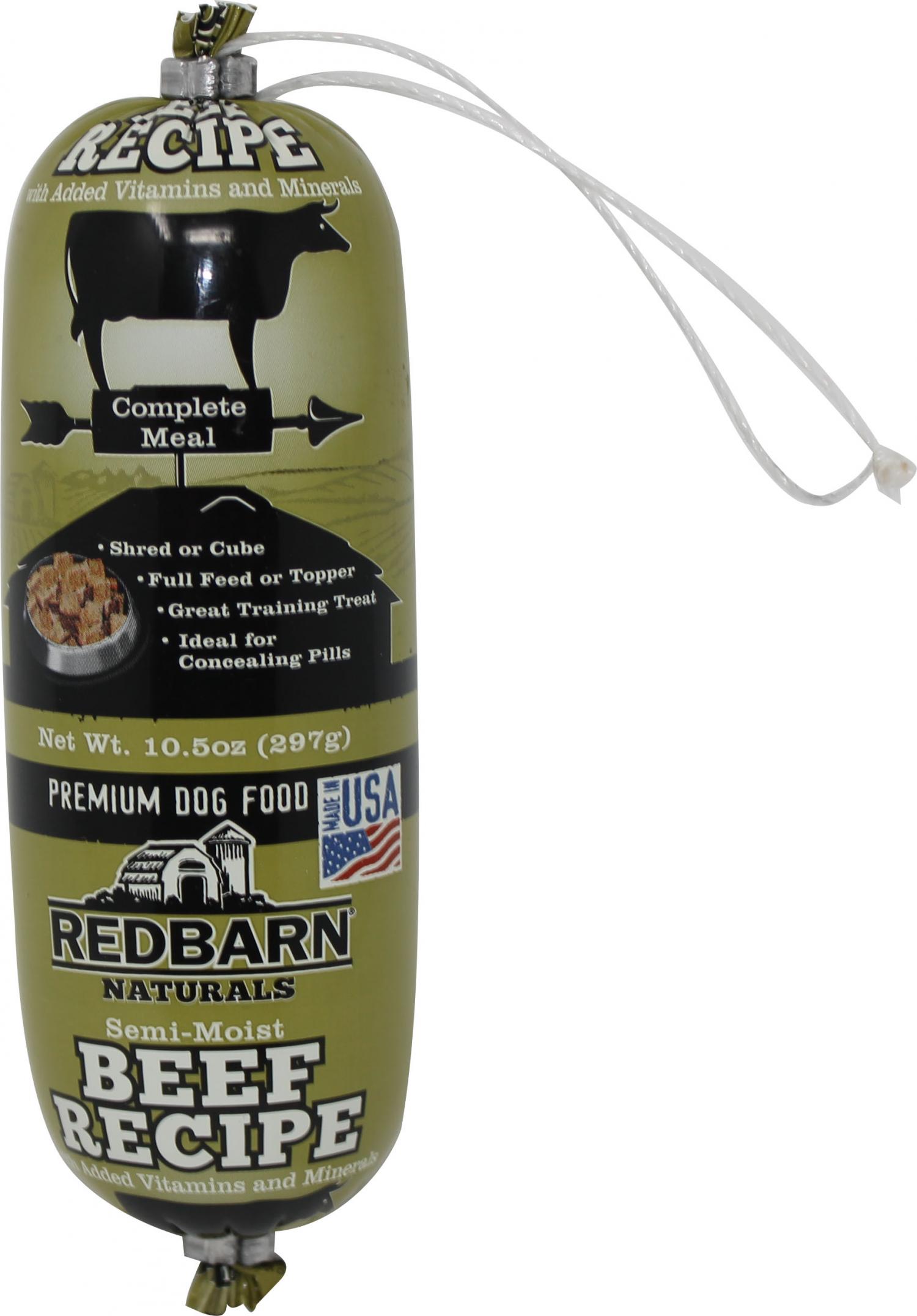 Redbarn Natural Roll Dog Food, 10.5 Oz, Beef