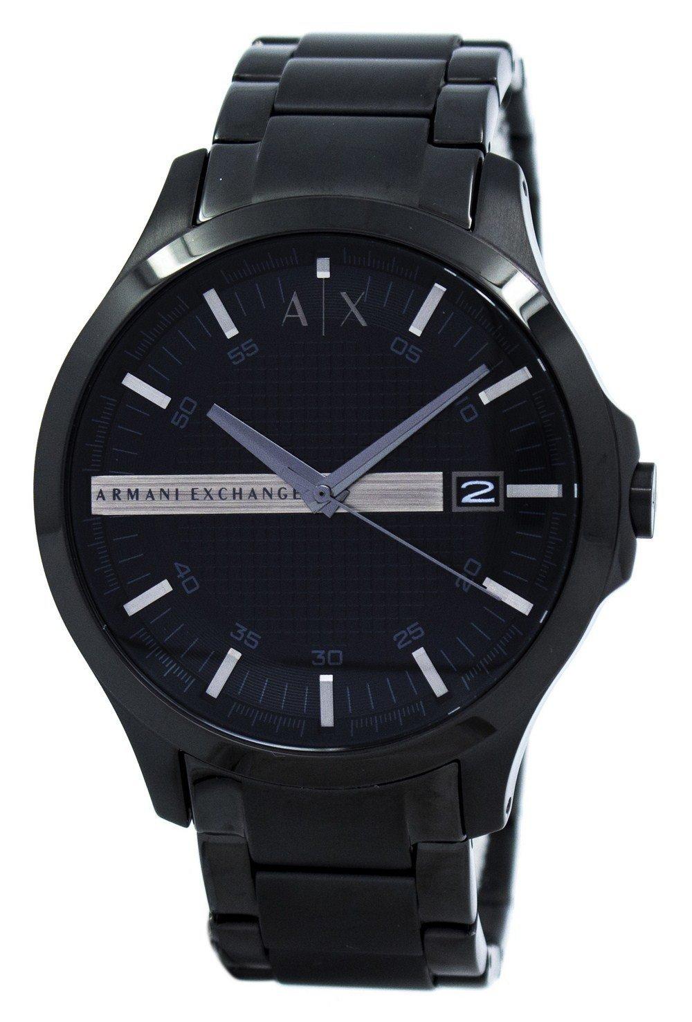 Armani Exchange Black Dial Stainless Steel AX2104 Men's Watch
