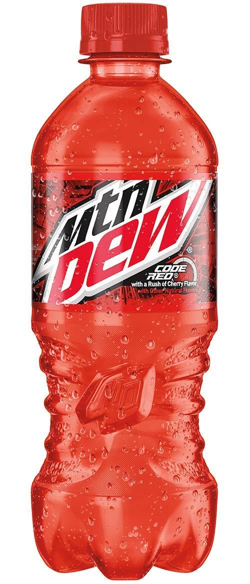 Mountain Dew 20 Ounce Bottles (Code Red)