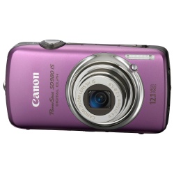 PowerShot SD980IS - 12 Megapixel 5x Optical Digital Camera (Purple)