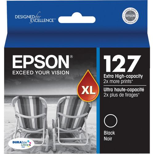 Epson T127120 XL 127 BLACK Extra High-Capacity Black Ink Cartridge