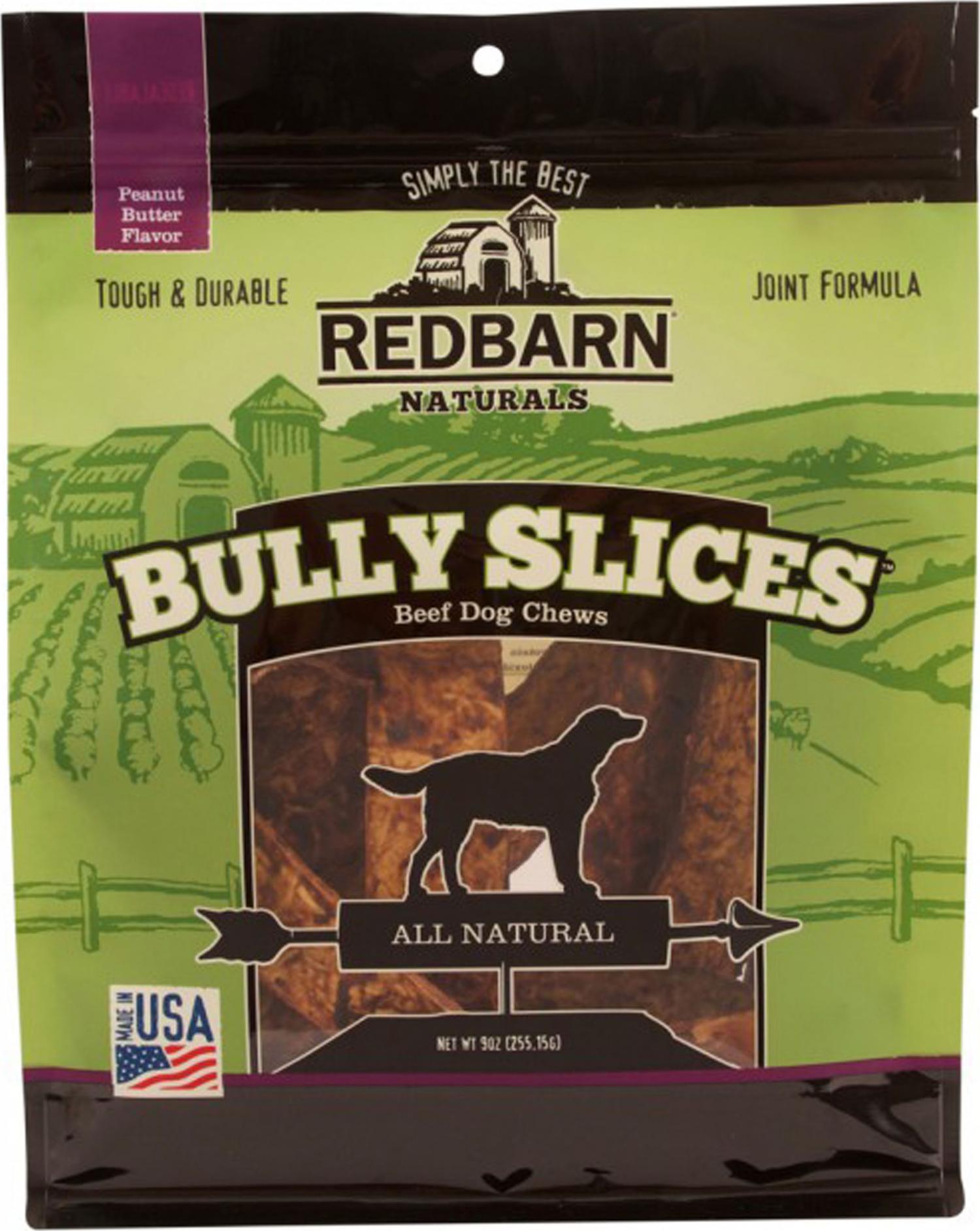 Redbarn Bully Slices, 9 Oz, Peanut Butter