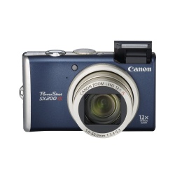 PowerShot SX200 IS - 12 Megapixel 12x Optical Digital Camera (Blue)