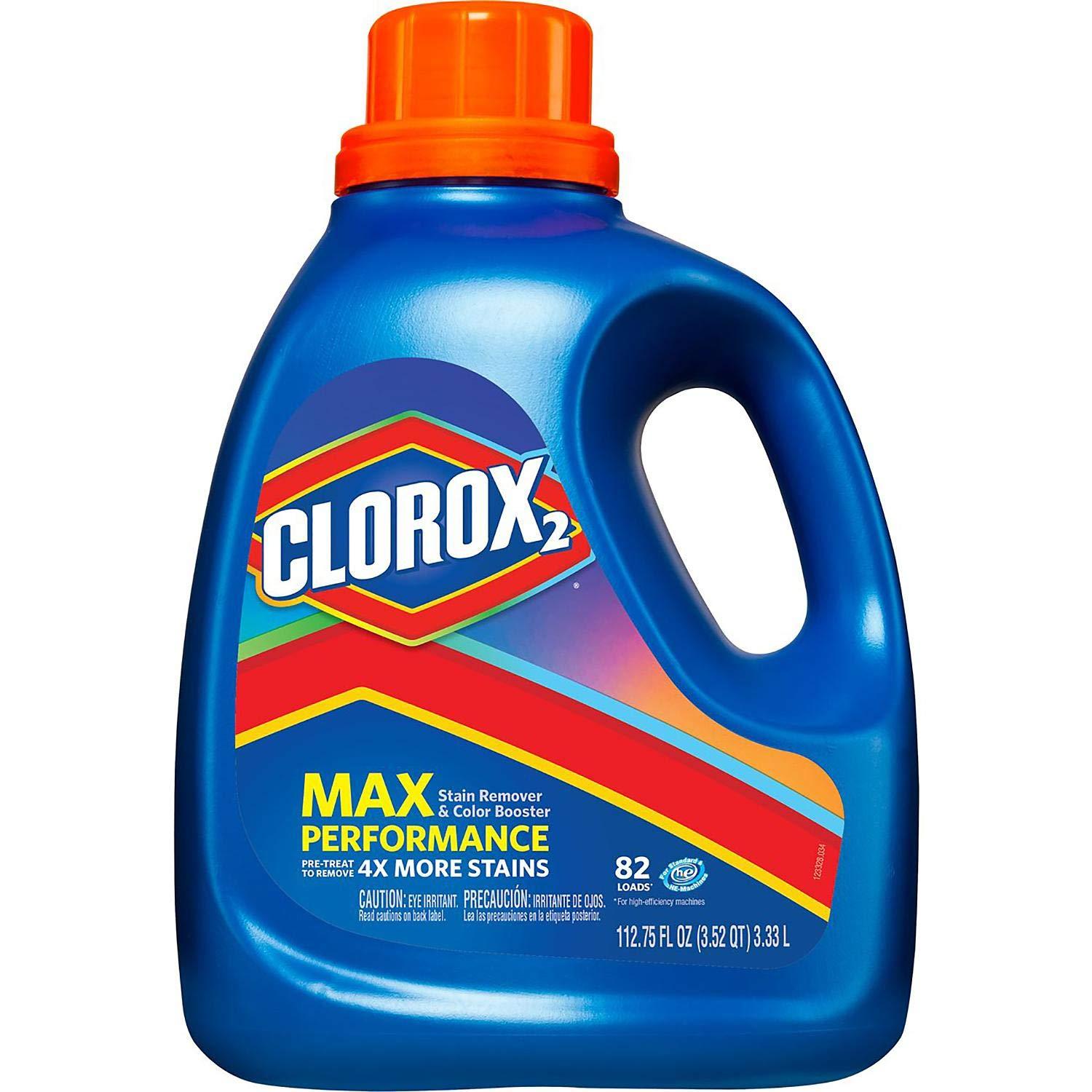 Clorox 2 Performance Stain Remover Color Boost, 82 Loads, 112.75 Fl Oz