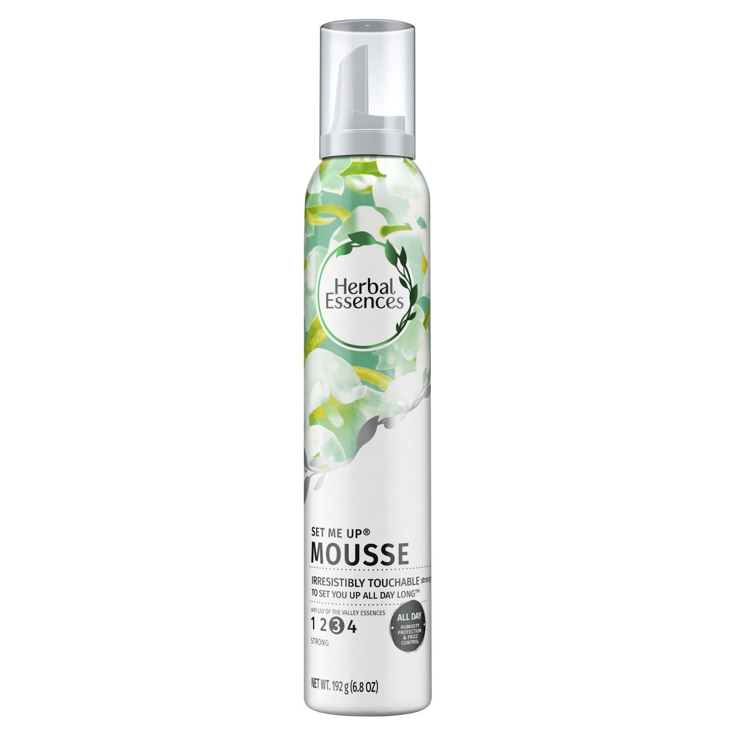 Herbal Essences Set Me Up Mousse, Strong Hold, Frizz Control, 6.8 oz