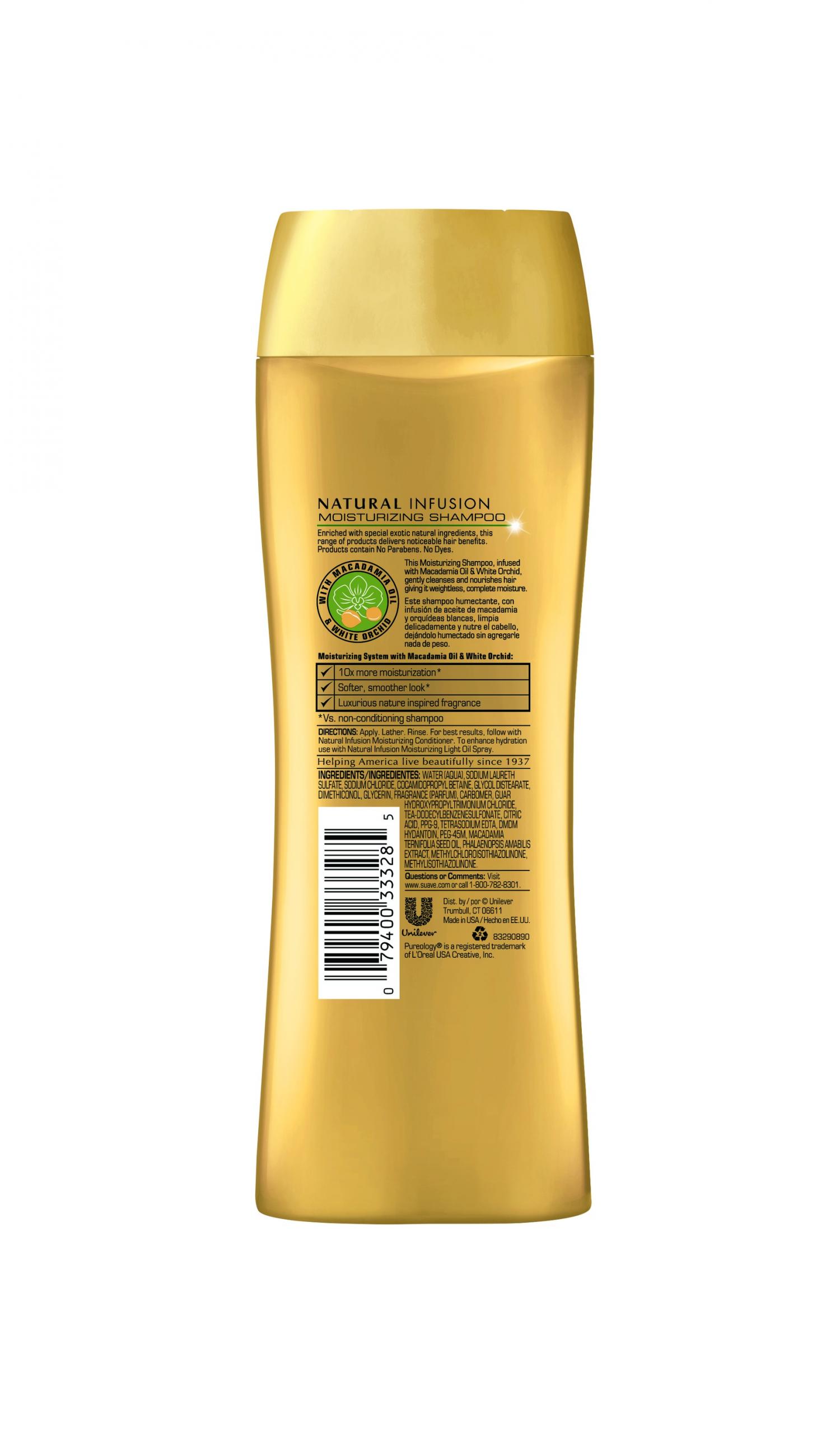 Suave Professionals Shampoo Natural Infusion Macadamia 12.6 fl oz