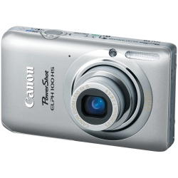 PowerShot 100 HS 12.1 Megapixel 4x Optical Digital ELPH Camera (Silver)