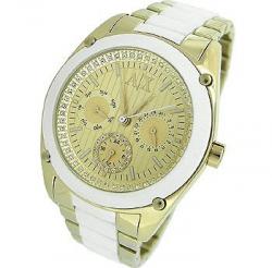 Armani Exchange Gold Two-Tone Ladies Watch AX5035