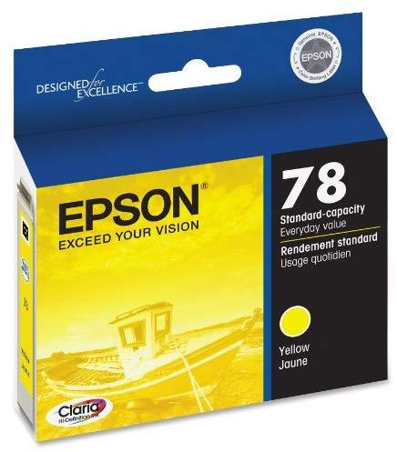 Epson T078420 078 Yellow Claria Hi-Definition 78 Standard-capacity Inkjet Cartridge  