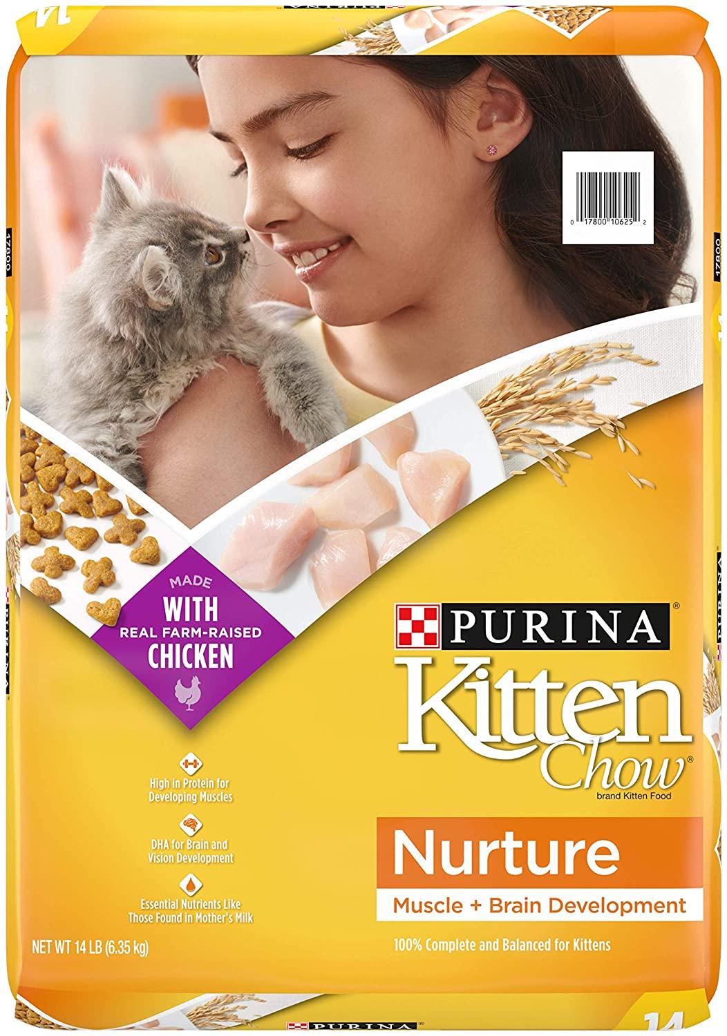 Purina Kitten Chow Dry Kitten Food, Nurture - 14 lb. Bag