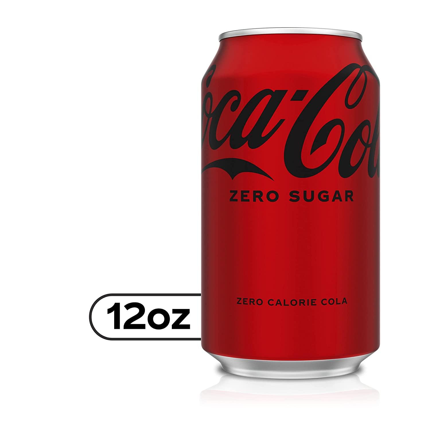 Coke Zero Sugar Cola Soda, 12 oz, 12 Pack (Package May Vary) cola 12 Ounce (Pack of 12)