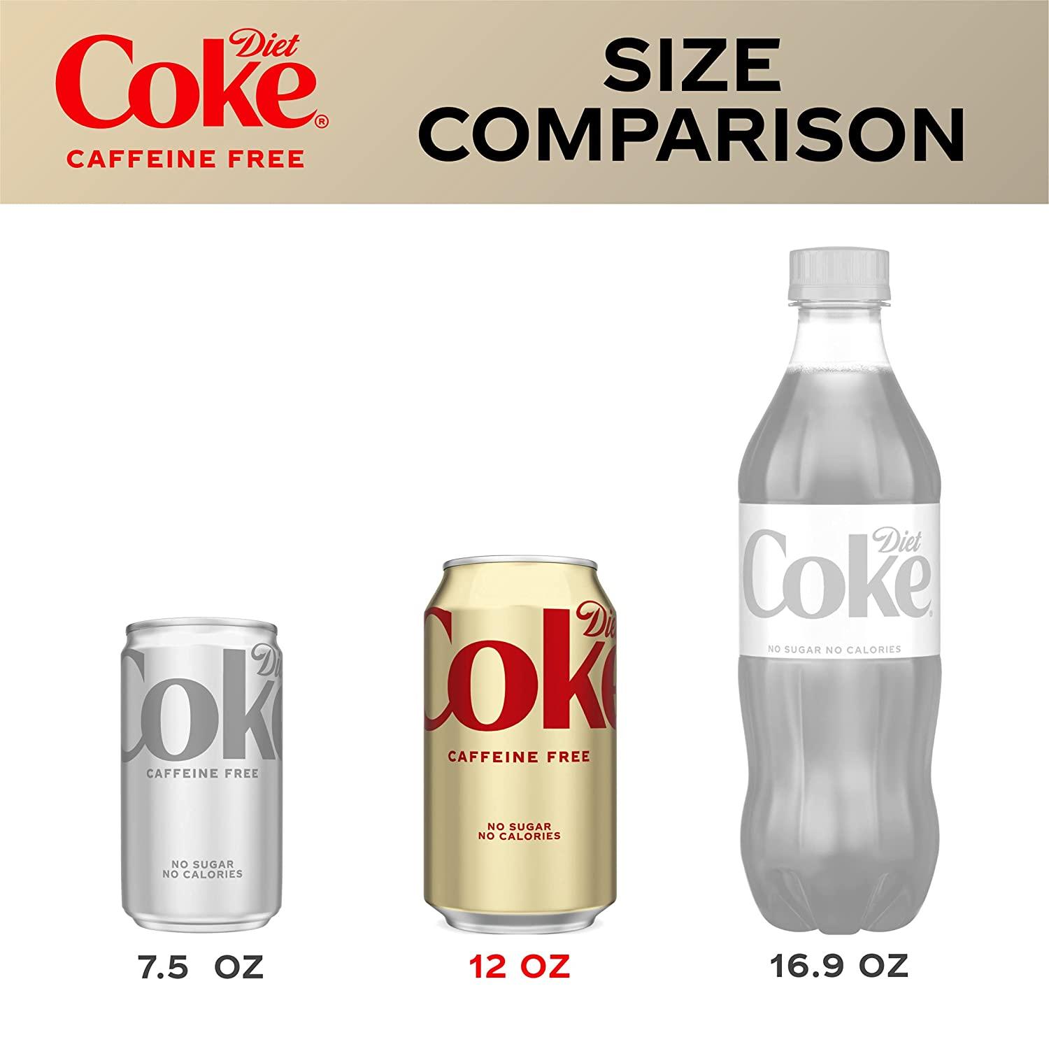 Diet Coke Caffeine-Free Fridge Pack Cans, 12 fl oz, 12 Pack, 3 Sets Caffeine Free Diet Coke 12 Fl Oz (Pack of 36)