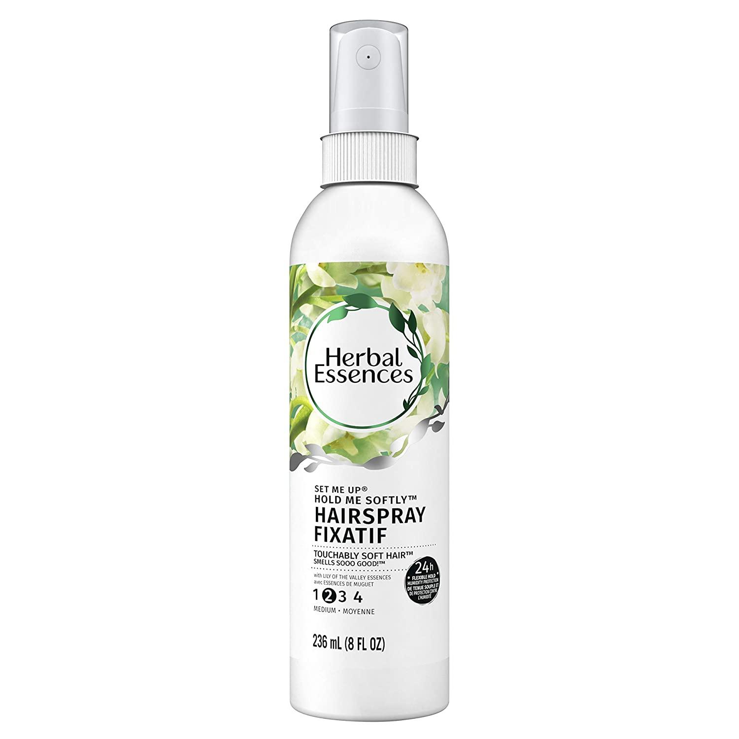 Herbal Essences Set Me Up Hold Me Softly Non-Aerosol Hairspray, 8 Fl Oz