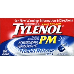 Tylenol PM Extra Strength Rapid Release Gelcaps 80 Count