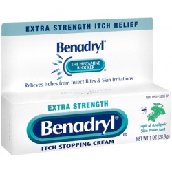 Benadryl Itch Stopping Cream, Extra Strength, 1 oz
