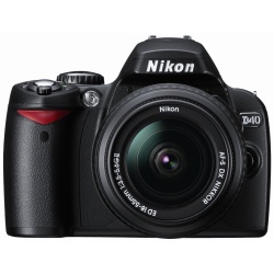 D40 - 6 Megapixel SLR Digital Camera Kit with 18-55mm Lens Autofocus Lens Kit