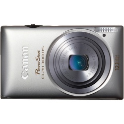 Canon PowerShot ELPH 300 HS 12.1 MP Digital Camera (Silver)
