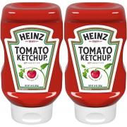 Heinz Classic Squeeze Bottles Ketchup, 14 Oz Bottle, Pack of Two