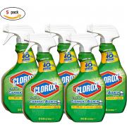 Clorox Clean-Up with Bleach 32 fl oz Trigger Spray Bottle (Pack of 5), 5 Count