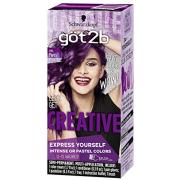 Got2b Creative Semi-Permanent Hair Color, 094 Perky Purple