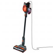 Shark HV302 Rocket Ultra-Light Corded Bagless Vacuum for Carpet and Hard Floor Cleaning with Swivel Steering and Car Detail Set, Gray/Orange (Renewed)