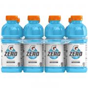 Gatorade G Zero Thirst Quencher, Cool Blue, 20oz Bottles (8 Pack)