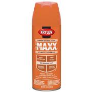 Krylon K09133000 COVERMAXX Spray Paint, Gloss Pumpkin Orange, 12 Ounce